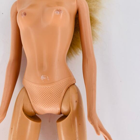 Barbie Doll Vintage 1999 Mattel 12 Inch Blonde Blue Eyes Nude Articulating Limbs - Picture 7 of 9